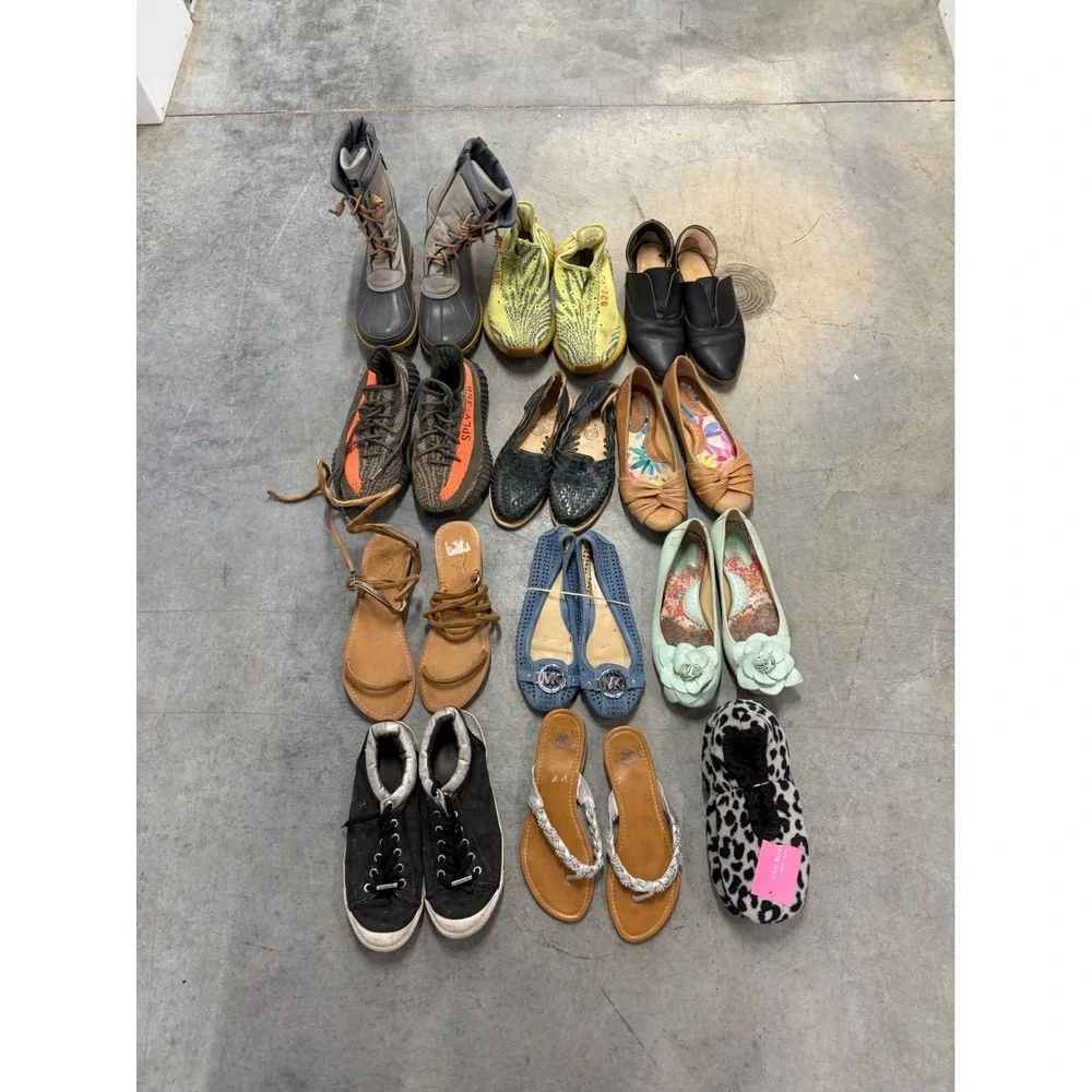 Yeezy, Free People, Coach, MK Mixed Women's 12 Pair Shoe Bundle NWT/FAIR